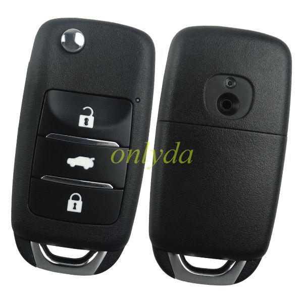For  Changan Yuexiang 3 button  V7 folding remote key  with 433mhz,pcb is  ak01