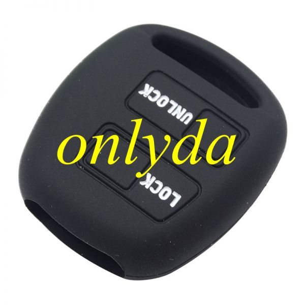 Toyota 2 button silicon case (Black,Blue ,Red. Please choose the color)