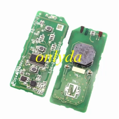 For Honda motor 3 button  smart remote KYDZ for   K01  2016-2017 SH150 PCX FSK 433MHZ 47chip