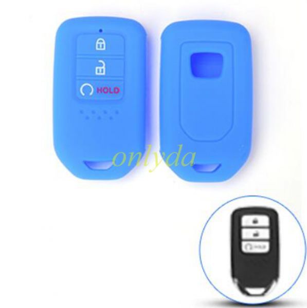For Honda 2+1 button silicon case (black,blue ,red. Please choose the color)