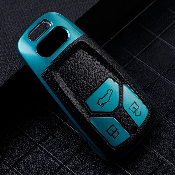 For New Audi Q7、TT、A4 3button TPU protective key case ,please choose the color