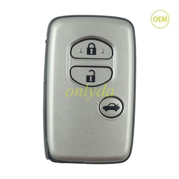 For OEM smart Toyota 3 button remote key with 314.3mhz ,PCB board number 3370#