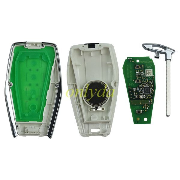 Original Geely 4 button remote key with 4A chip  Fsk and 434mhz with NXPA1M15