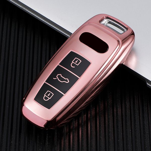 For Audi TPU 3 button TPU protective key case,please choose the color