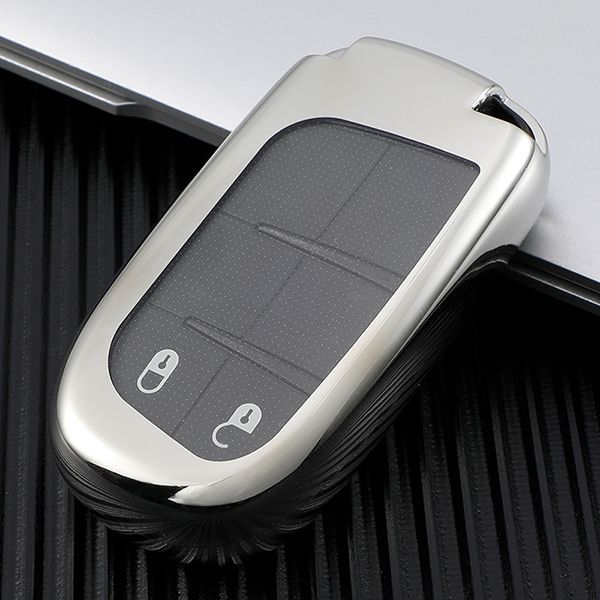 For Chrysler Jeep , Dodge TPU protective key case  black or red color, please choose
