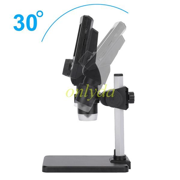 For G1000 Digital Electron Microscope 4.3 Inch LCD Display 8MP 1-1000X Continuous Amplification Microscopes Magnifier,please choose the plug European and American regulations
