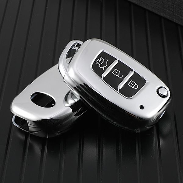 For Hyundai 3 button  TPU protective key case,please choose the color