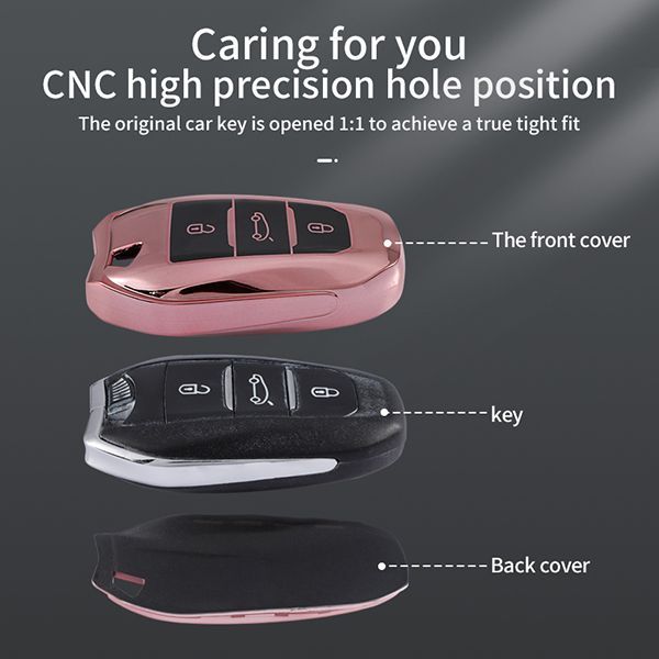 For Peugeot /Citroen TPU protective key case ,please choose the color
