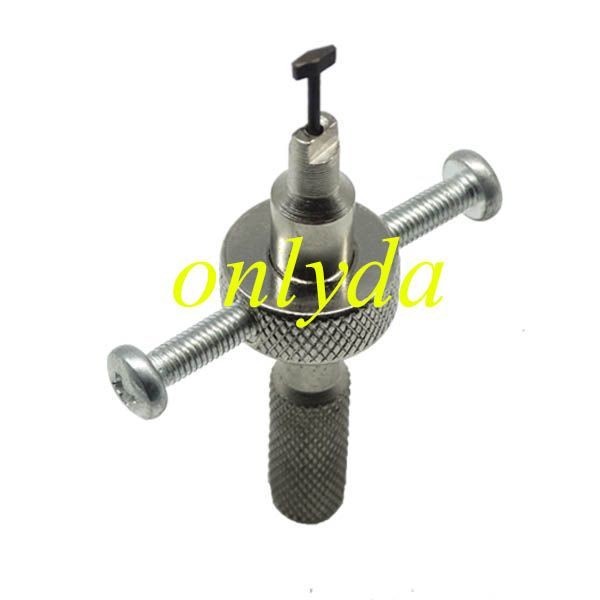 For open lock toolthis ingerious little tool designed to pick the abloy copy locks such as monteray and blackspur.