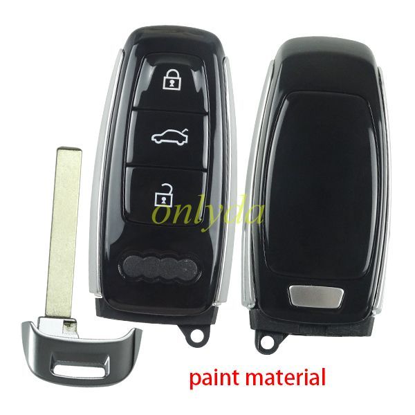For  Audi 3 button remote key blank with badge ,it is Painted