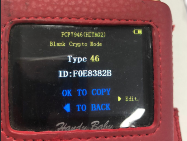 For  Nissan 2 button remote key with 433mhz with 7946 chip with ASK model
