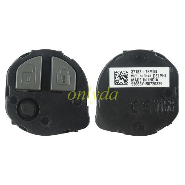 For  OEM  Suzuki 2 button remote key 433.92MHZ with 47chip（HITAG3)  ASK model              37182-78M00                Model NO:T79M0 DELPHI  53683Y150720329