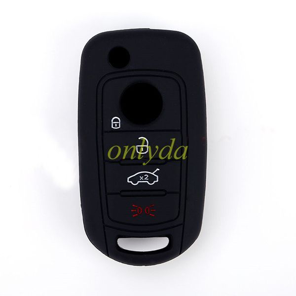 Fiat 3 button silicon case (Black,Blue ,Red. Please choose the color)