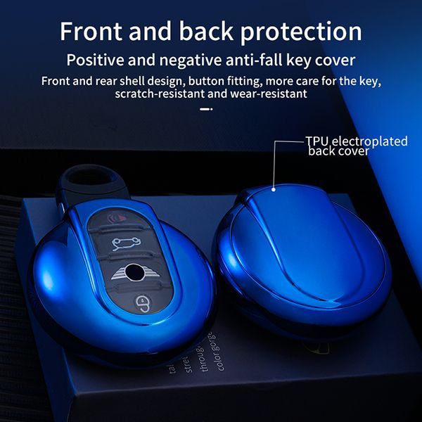 For BMW MINI cooper R55/R56/R60 TPU protecive key case ,please choose the color