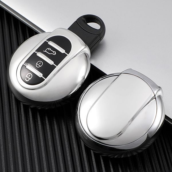 For BMW MINI cooper R55/R56/R60 3 button TPU protecive key case ,please choose the color