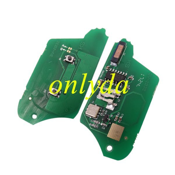 For Renault Clio 2 button remote 7946(HITAG2)  ASK chip-433mhz