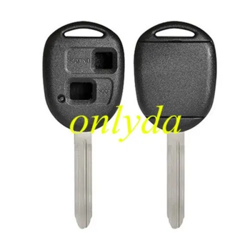 itopkey brand high quality Toyota upgrade 2 button key shell with TOY43-SH2 blade