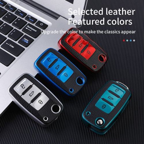 For VW 3 button TPU protective key case please choose the color