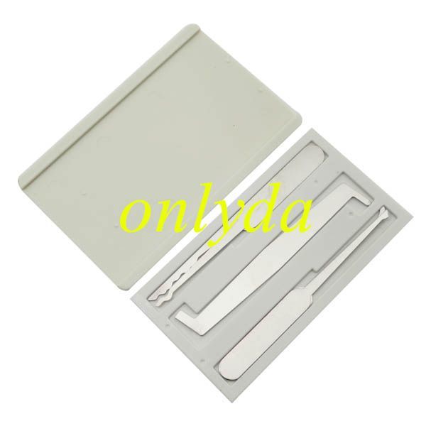 For Bank visa card machine and door lock pick toolJames bond 007, high-class locksmith needed tools.