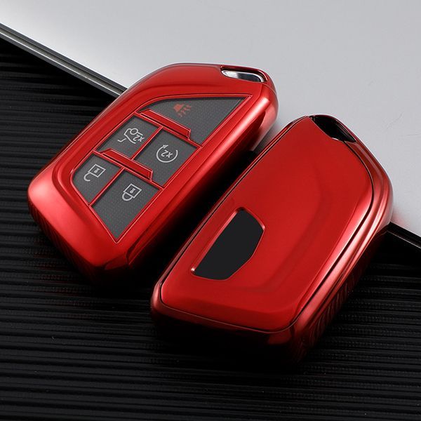 For Cadillac XT5 XT4/XTS/XT6/CT6/ATS-L 5button TPU protective key case , please choose the color