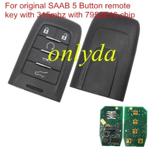 For  OEM 5 Button   315 mhz with 7952E16 chip