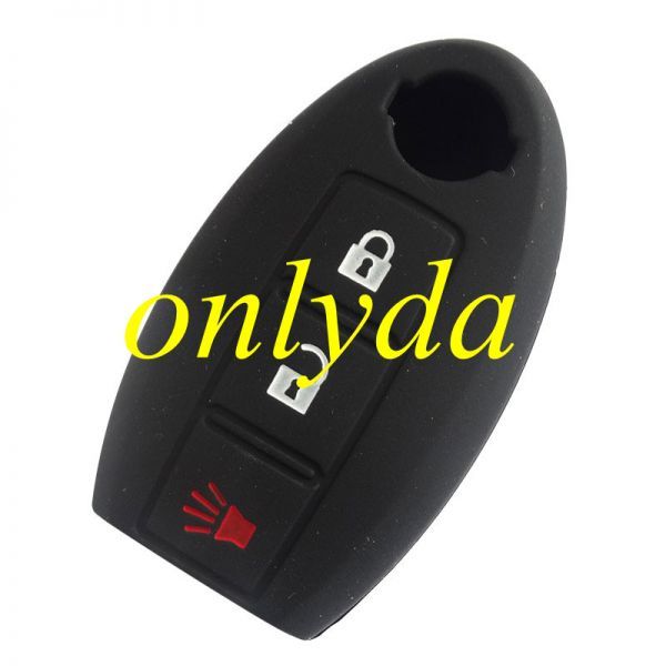 Nissan 2+1 button silicon case (Black,Blue ,Red. Please choose the color)