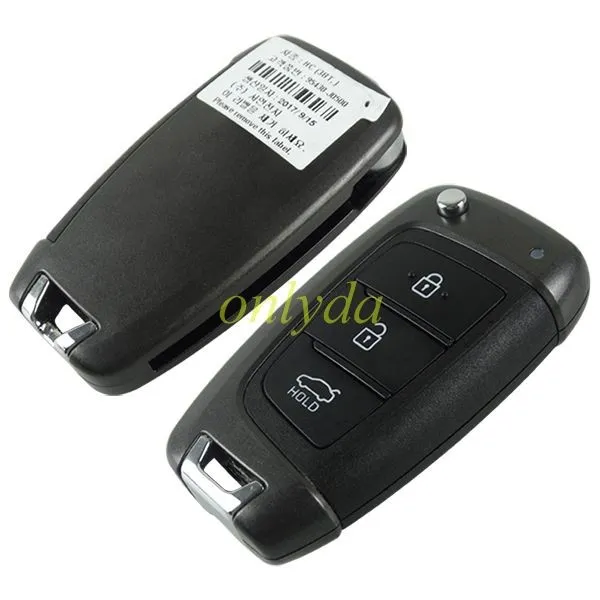 For OEM Hyundai 3 button remote key with 434mhz
