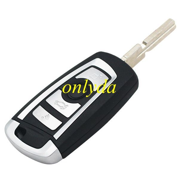 For BMW ews system modified  4 button flip  key blank with 4 track HU58