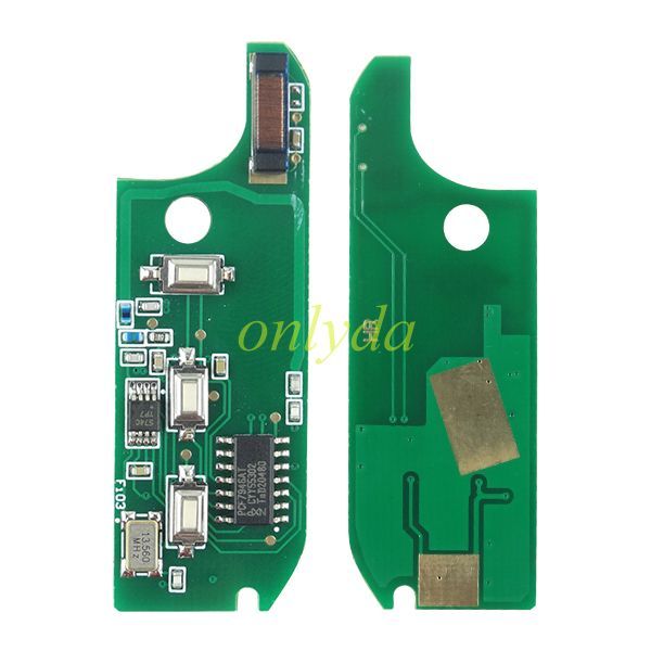 For (M.Marelli BSI System)FIAT:Ducato,Bravo,500L PEUGEOT:Boxer  CITROEN:Jumper ALFA ROMEO:Giulietta IVECO:Daily 3 button remote key  PCF7946-433mhz  key profile:SIP22  with 433mhz with SIP22 blade 7946 c