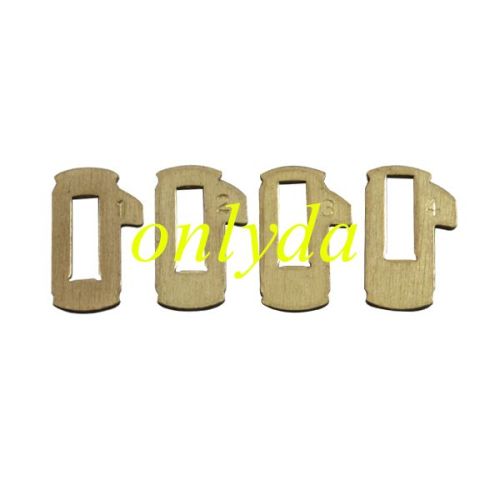 Nissan lock wafer it contaisn 1,2,3,4 each parts has 20pcs