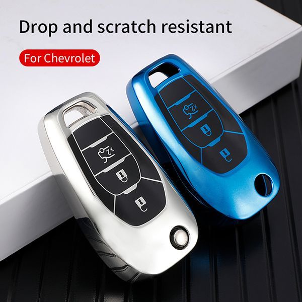 For Chevrolet 4 button  TPU protective key case, please choose  the color