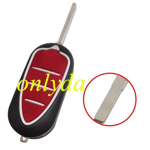 For (Delphi BSI System) Alfa ROMEO:Mito 3button remote key with 434mhz & PCF7946AT chip SIP22 blade