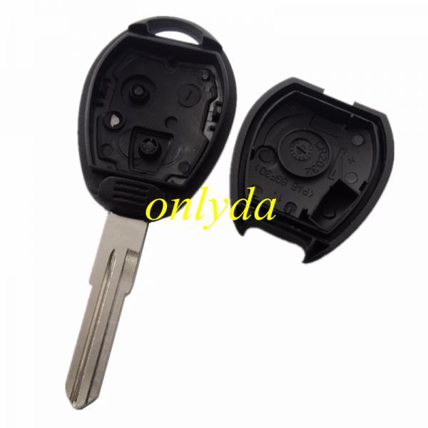 For 2 button remote key blank