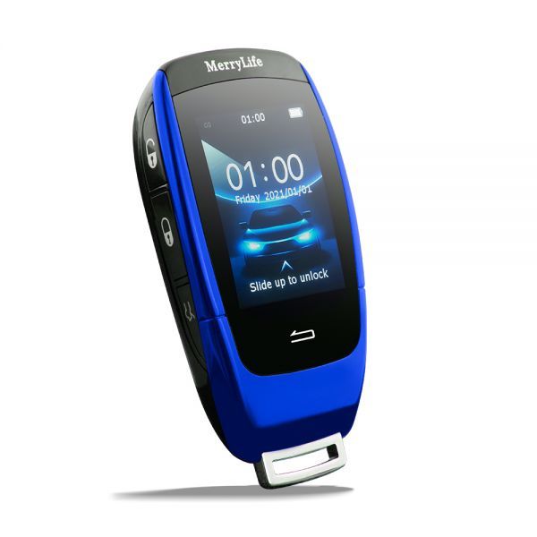 For TK900 Modified Smart Keyless 3 Button Remote Key with LCD Screen Mercedes-Benz S Class 500L S450L