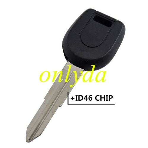 For Mitsubishi transponder Key with right blade ID46  transponder chip inside