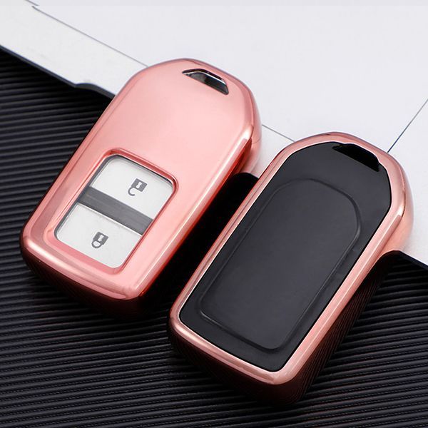 For Honda TPU protective key case  black or red color, please choose