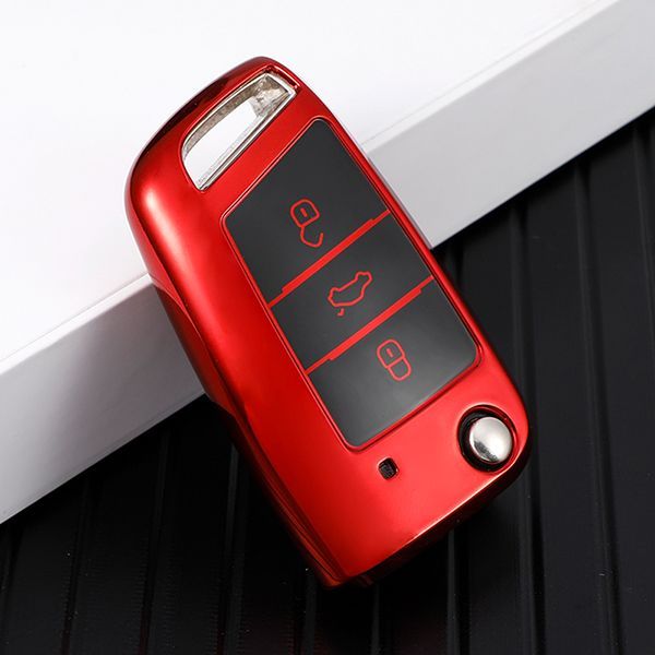 For VW 3 button TPU protective key case please choose the color