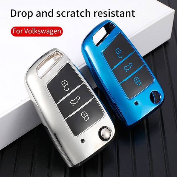 For VW 3 button TPU protective key case please choose the color