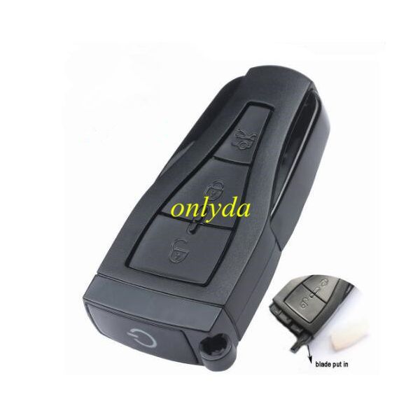 3 button remote key shell