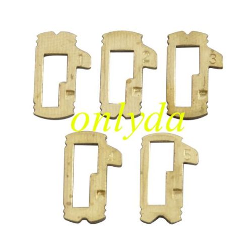 For Benz lock wafer 。 It contains 1.2.3.4.5 ， each number has 20pcs