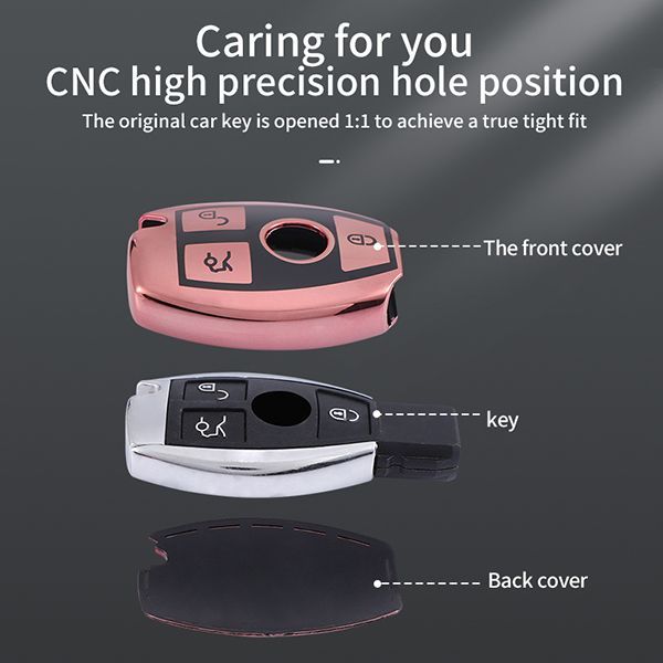 For Benz 3button TPU protective key case,please choose the color