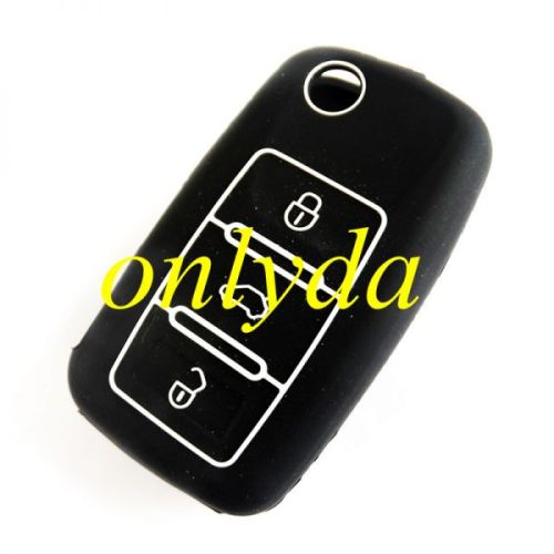 VW 3 button silicon case (Black,Blue ,Red. Please choose the color)