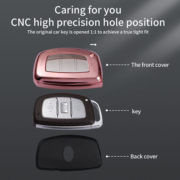 For hyun TPU protective key case  black or red color, please choose