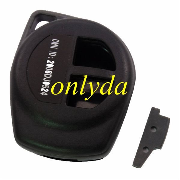 For Suzuki 2 button remote key blank with badage