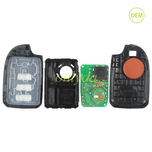 For OEM Toyota 3 button remote key with 433mhz with AES 8A chip