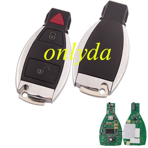 For Mercedes Benz 2+1 button remote key with 315mhz/434mhz