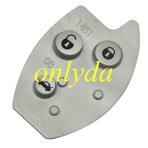 For Citroen 3 button remote  key Pad