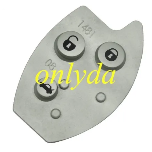 For Citroen 3 button remote  key Pad