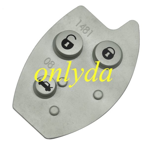 For Citroen 3 button remote  key Pad