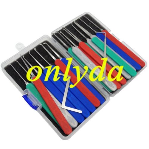 18pc lock pick bag